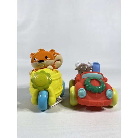 Infantino Speedster Cars Squirrel & Moose Go Gaga 2 Cars - Picture 3 of 16